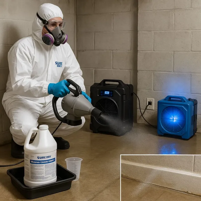 Sanitization and Odor Removal process in West Chicago, IL